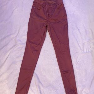 old navy pink jeans soft